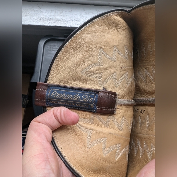 Biltrite Womens Sz 11 Brown Leather Cowboy Cowgirl Boots Brown Vintage - Picture 4 of 10